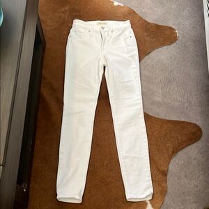NWOT Madewell Women's Skinny Jeans - White